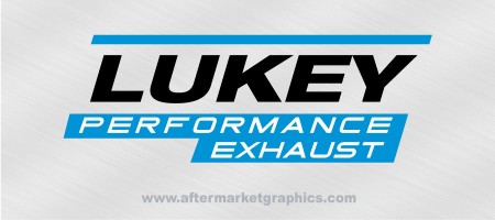 Lukey Exhaust Decals - Pair (2 pieces)
